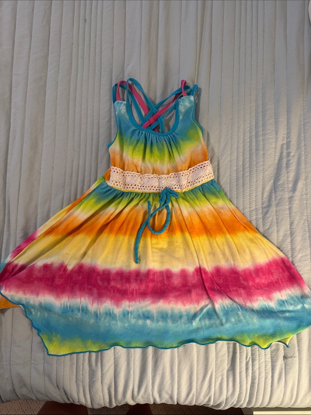 Summer Tie-Dye Look Dress